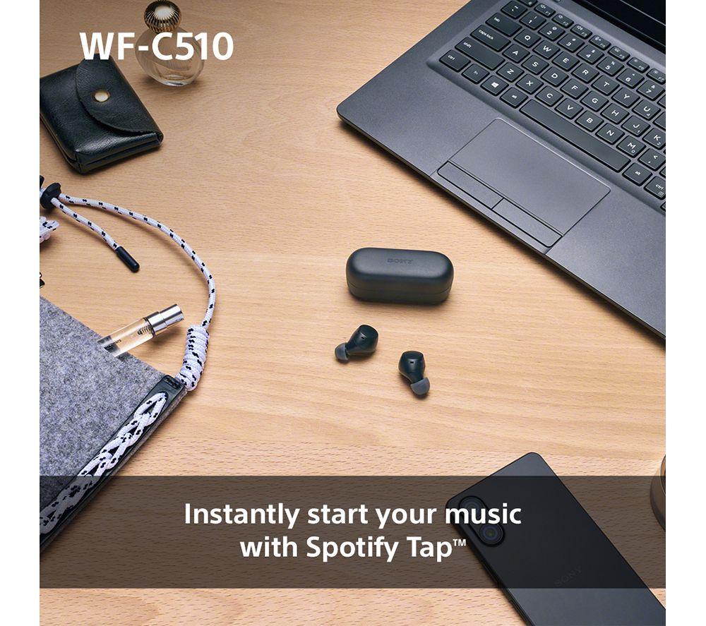 SONY WF-C510 Wireless Bluetooth Earbuds - Black image number 9 of 19