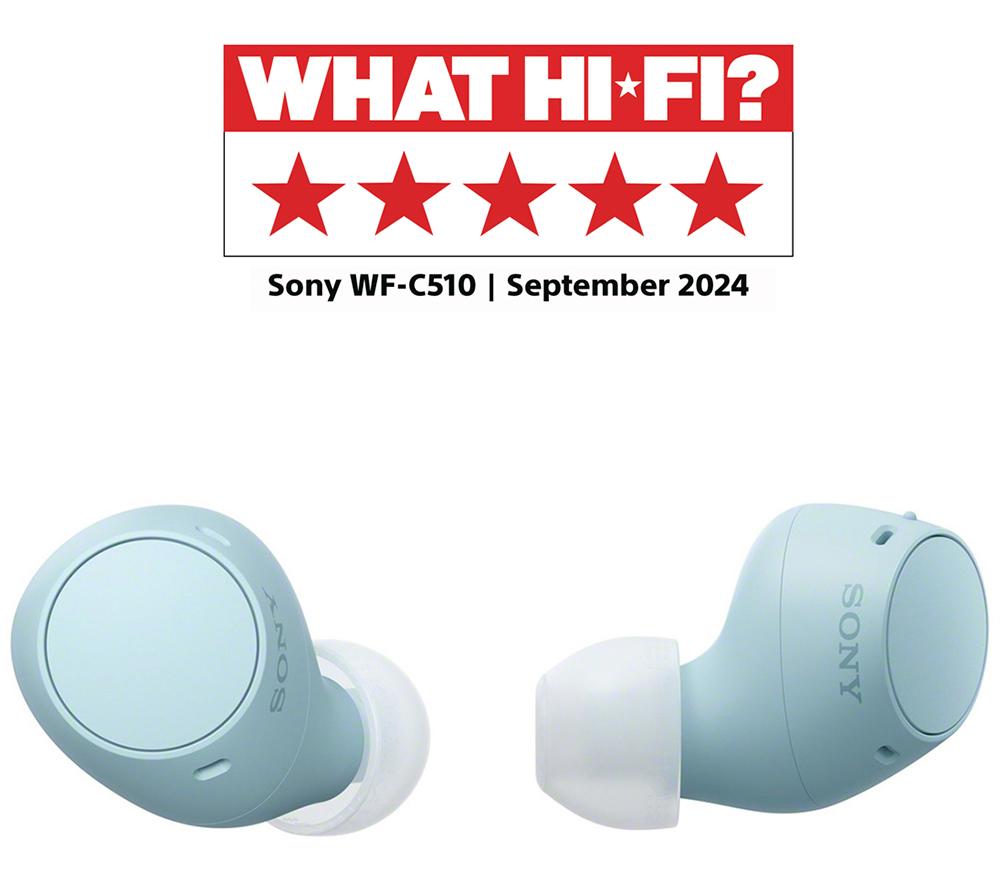 SONY WF-C510 Wireless Bluetooth Earbuds - Blue image number 17 of 18