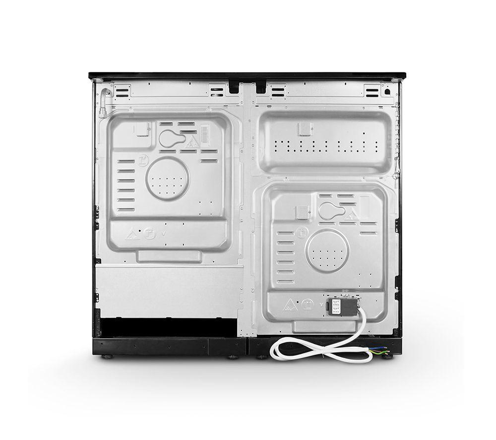 MONTPELLIER MDFRC100K 100 cm Dual Fuel Range Cooker - Black & Chrome image number 4 of 7