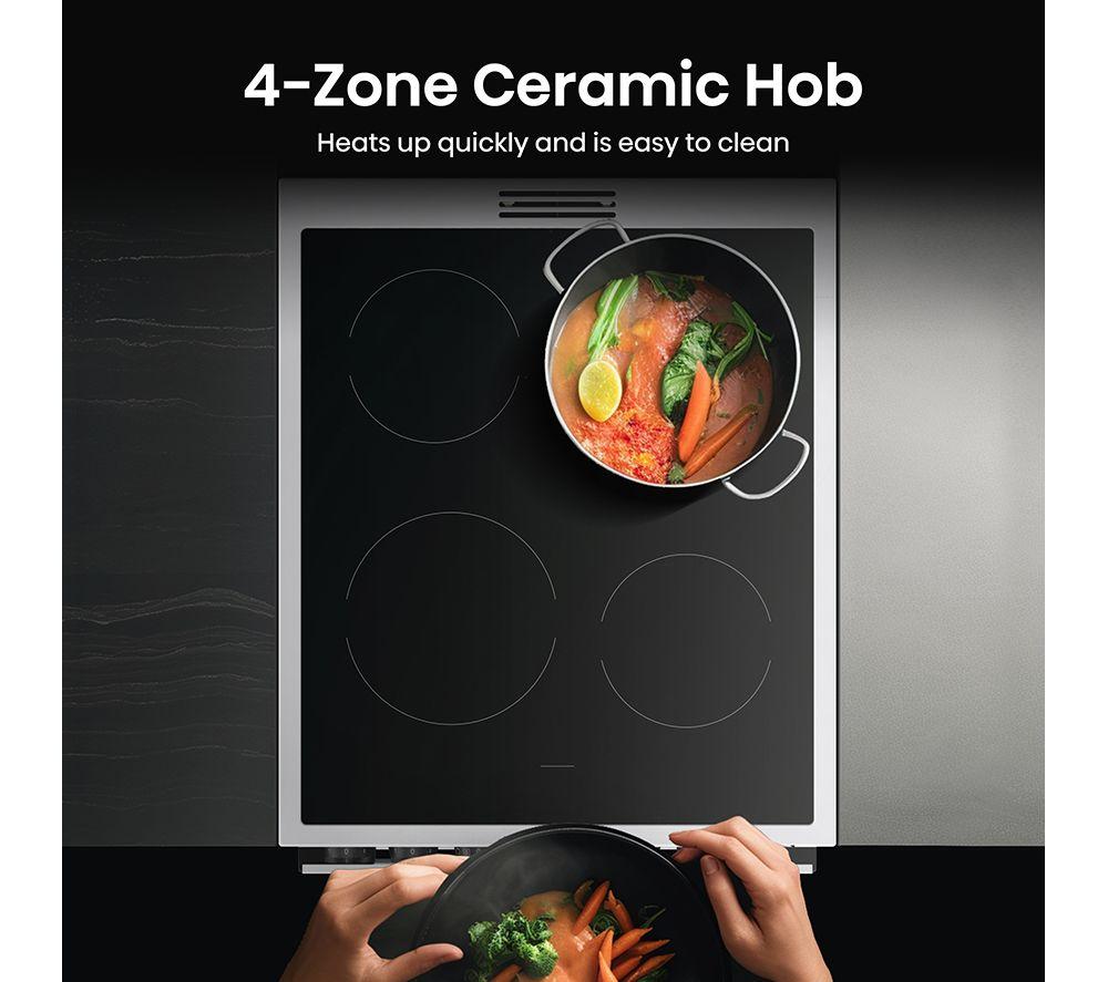 HISENSE Hi6 Max 69/43L HDCEC5C10W 50cm Electric Ceramic Cooker - White image number 7 of 15
