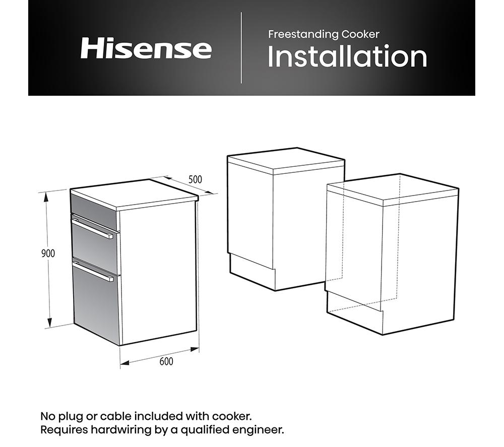 HISENSE Hi6 Max 69/43L HDCEC5C10W 50cm Electric Ceramic Cooker - White image number 14 of 15