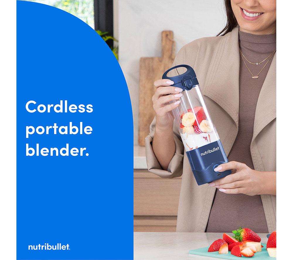 NUTRIBULLET Portable Blender - Navy Blue image number 3 of 10