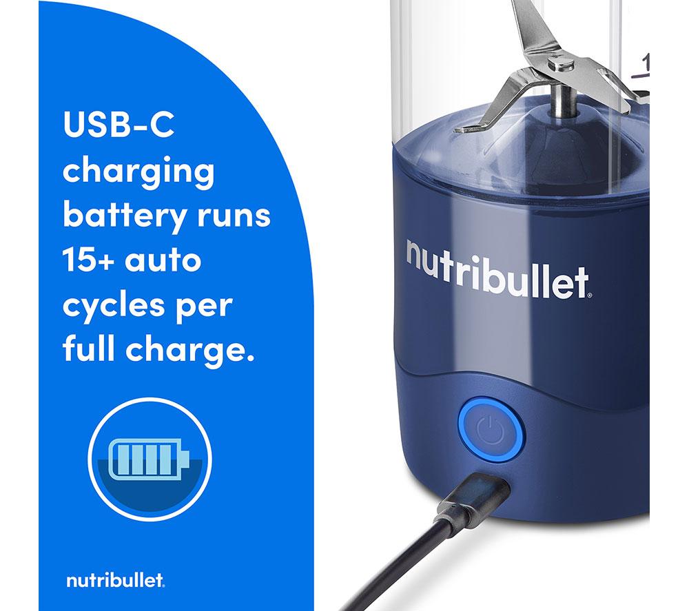 NUTRIBULLET Portable Blender - Navy Blue image number 4 of 10