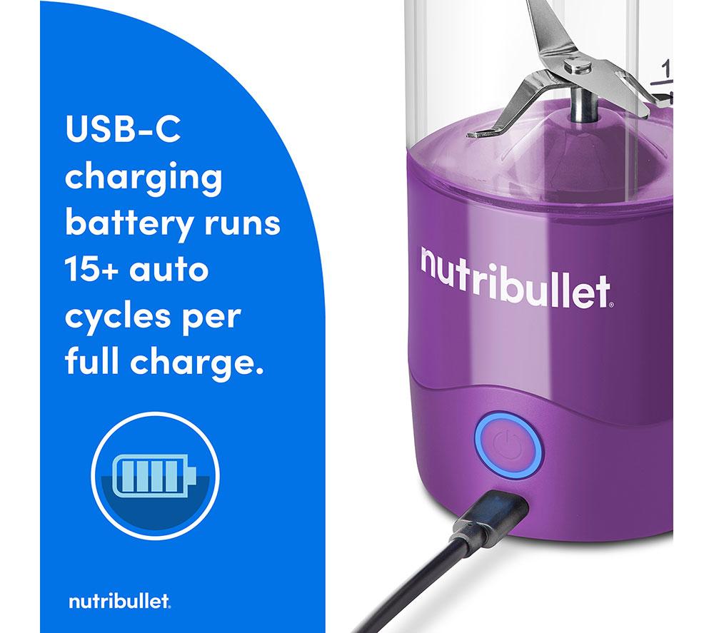 NUTRIBULLET Portable Blender - Purple image number 4 of 11