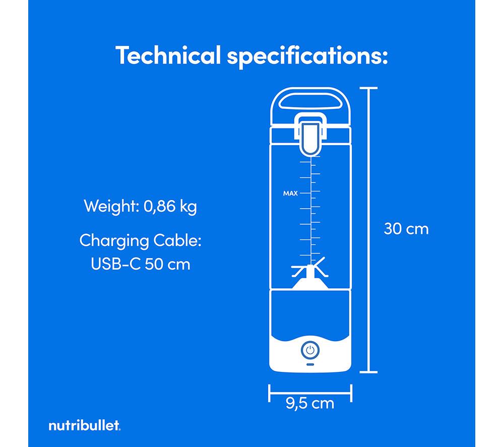 NUTRIBULLET Portable Blender - White image number 9 of 10