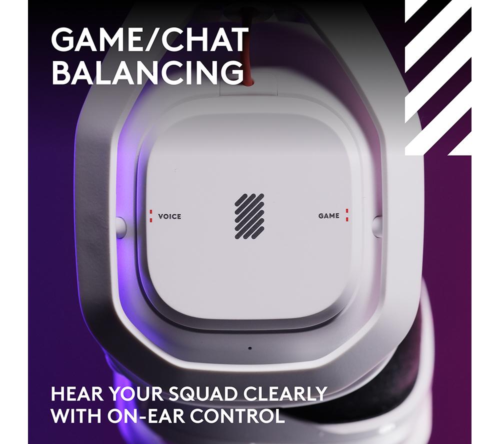 LOGITECH G Astro A50 LIGHTSPEED Wireless Gaming Headset & Base Station - White image number 11 of 12