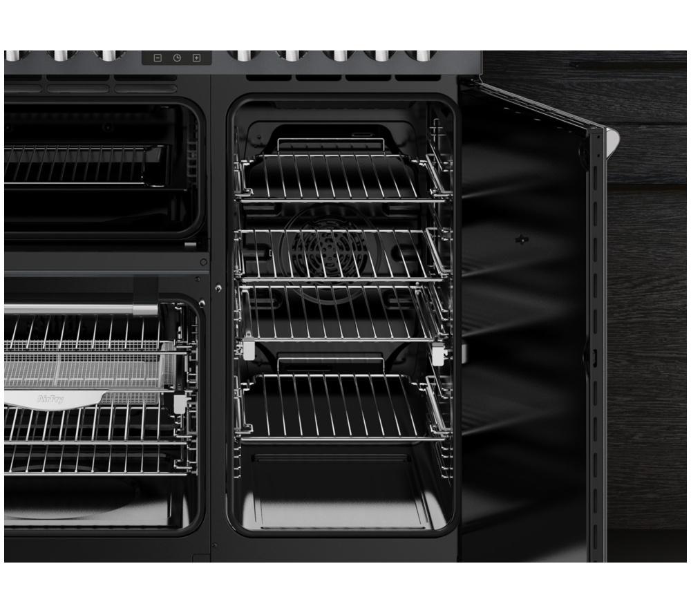STOVES Richmond 90DF 90 cm Dual Fuel Range Cooker - Black & Chrome image number 14 of 22