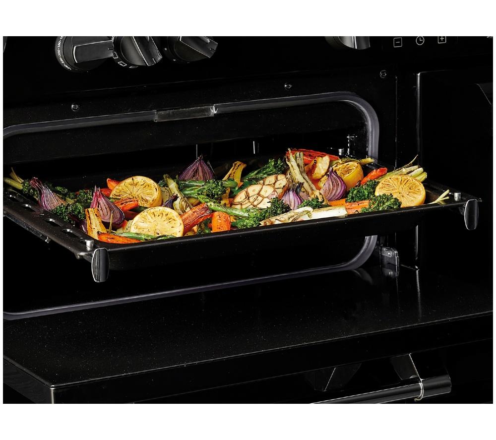 STOVES Richmond 90DF 90 cm Dual Fuel Range Cooker - Black & Chrome image number 18 of 22