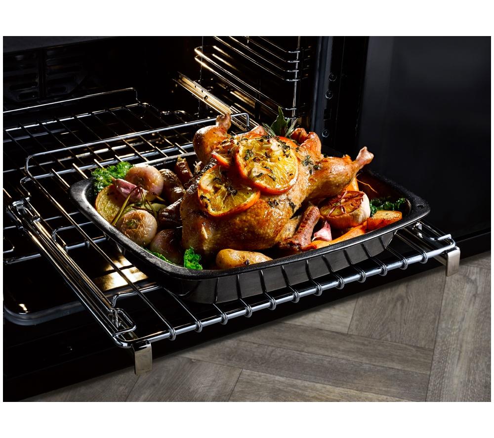 STOVES Richmond 90DF 90 cm Dual Fuel Range Cooker - Black & Chrome image number 19 of 22