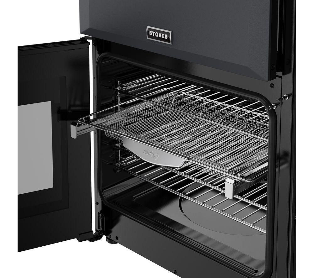 STOVES Richmond 90DF 90 cm Dual Fuel Range Cooker - Anthracite & Chrome image number 4 of 22