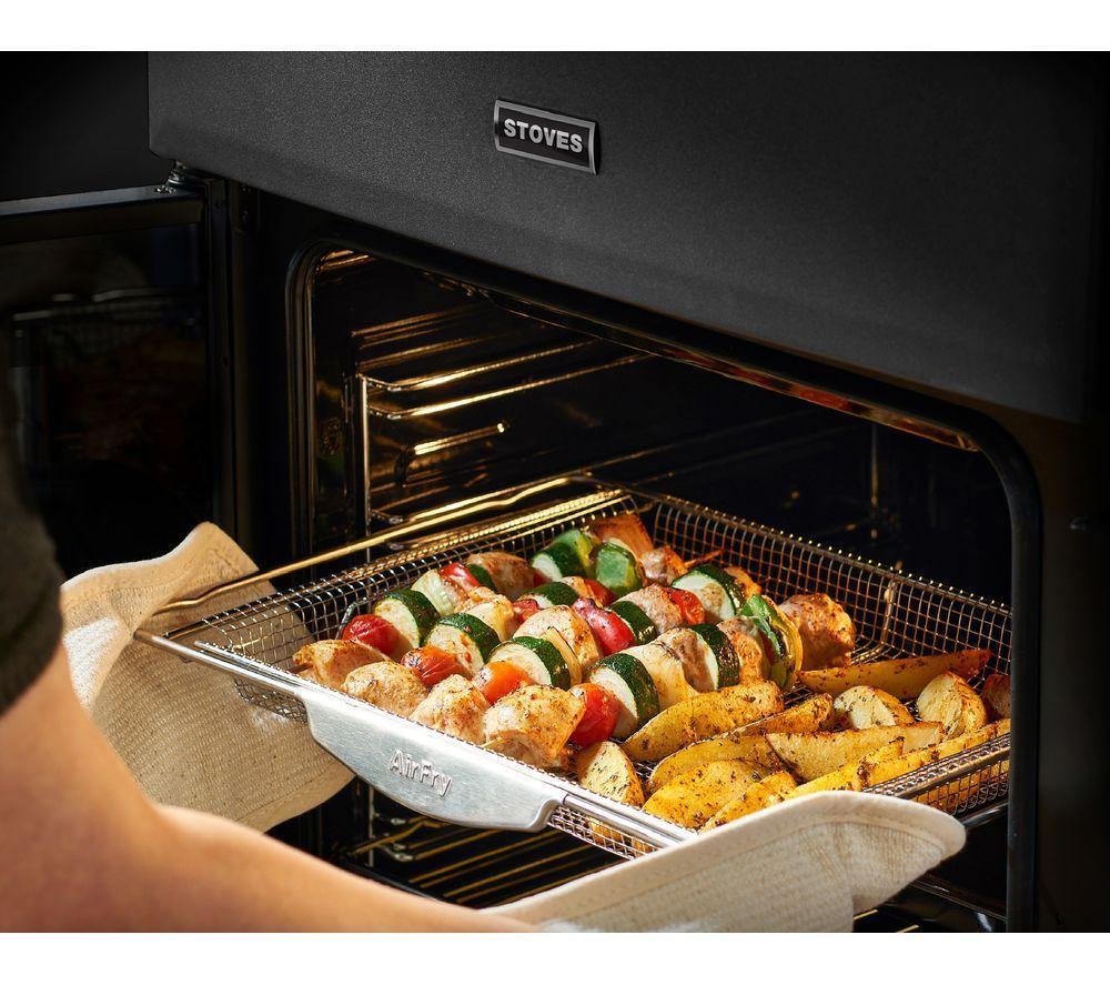 STOVES Richmond 90DF 90 cm Dual Fuel Range Cooker - Anthracite & Chrome image number 16 of 22
