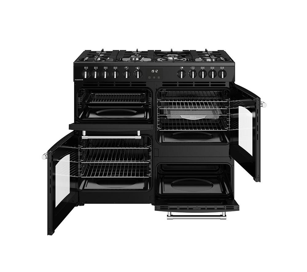 BELLING Farmhouse 100DF Dual Fuel Range Cooker - Black & Chrome image number 8 of 21