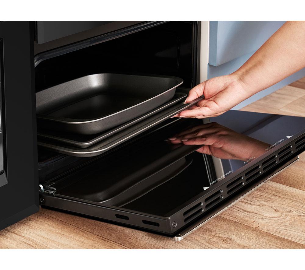 BELLING Farmhouse 100DF Dual Fuel Range Cooker - Black & Chrome image number 20 of 21