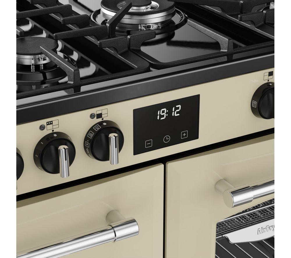 BELLING Farmhouse 100DF Dual Fuel Range Cooker - Cream & Chrome image number 9 of 21