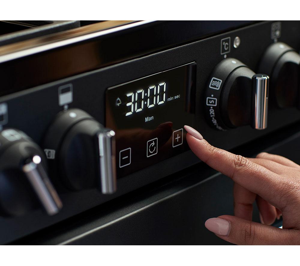BELLING Farmhouse 90DF Dual Fuel Range Cooker - Anthracite & Chrome image number 18 of 20