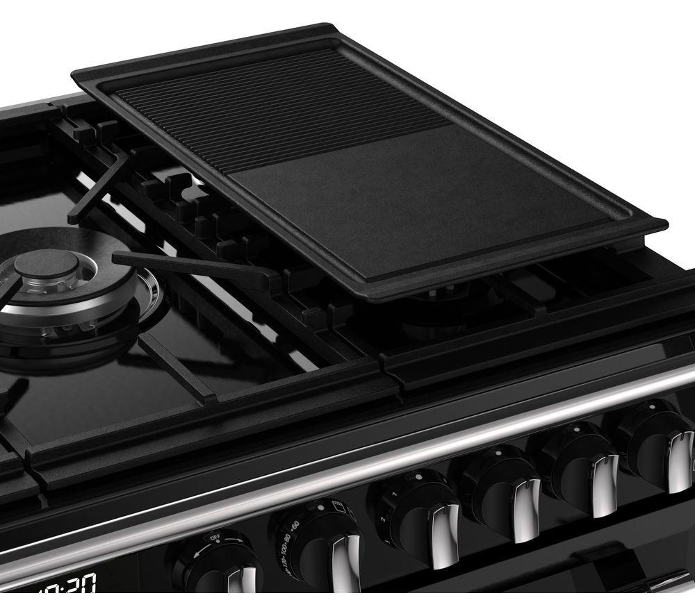 STOVES Richmond 100DF Dual Fuel Range Cooker - Black & Chrome image number 10 of 22