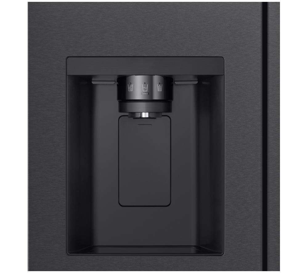 LG NatureFRESH GSLC41EPPE American-Style Fridge Freezer - Matte Black image number 11 of 14