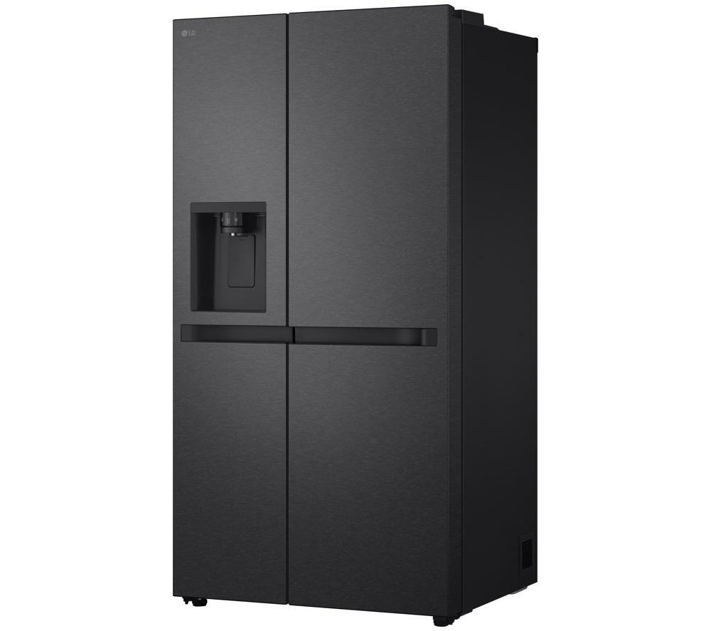 LG NatureFRESH GSLC41EPPE American-Style Fridge Freezer - Matte Black image number 12 of 14