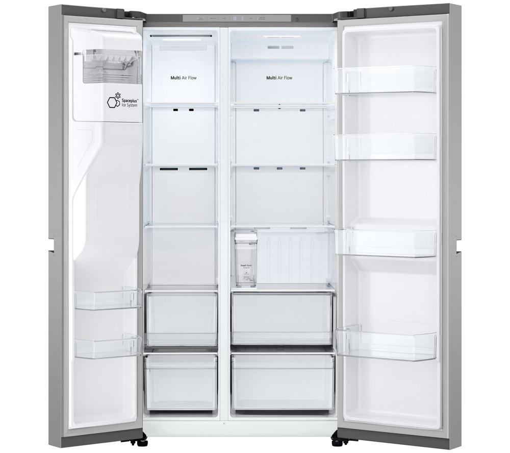 LG NatureFRESH GSLC41PYPE American-Style Fridge Freezer - Prime Silver image number 7 of 14