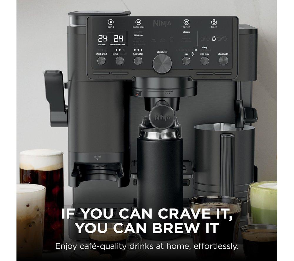 NINJA Luxe Caf&eacute; Pro Series ES701UKBK2 Bean to Cup Coffee Machine - Black image number 5 of 10