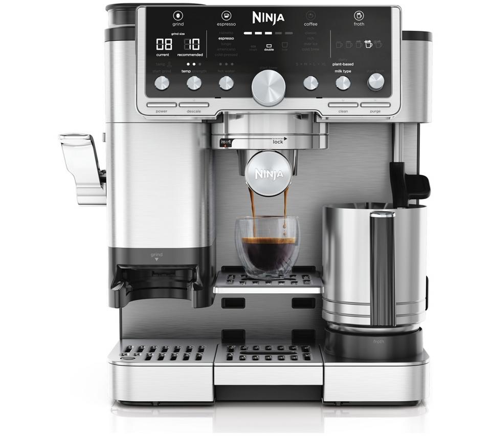 NINJA Luxe Cafe Pro Series ES701UK Bean to Cup Coffee Machine - Silver & Stainless Steel
