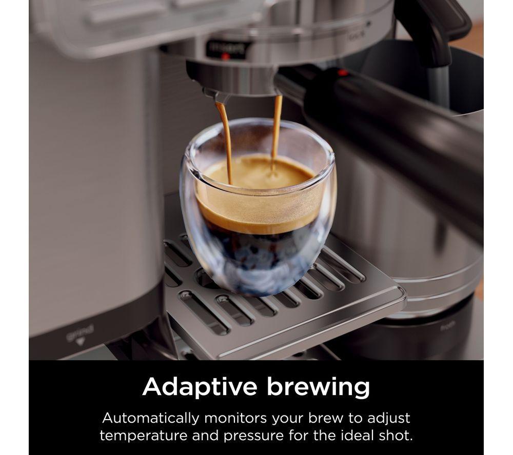 NINJA Luxe Cafe Pro Series ES701UK Bean to Cup Coffee Machine - Silver & Stainless Steel image number 3 of 9