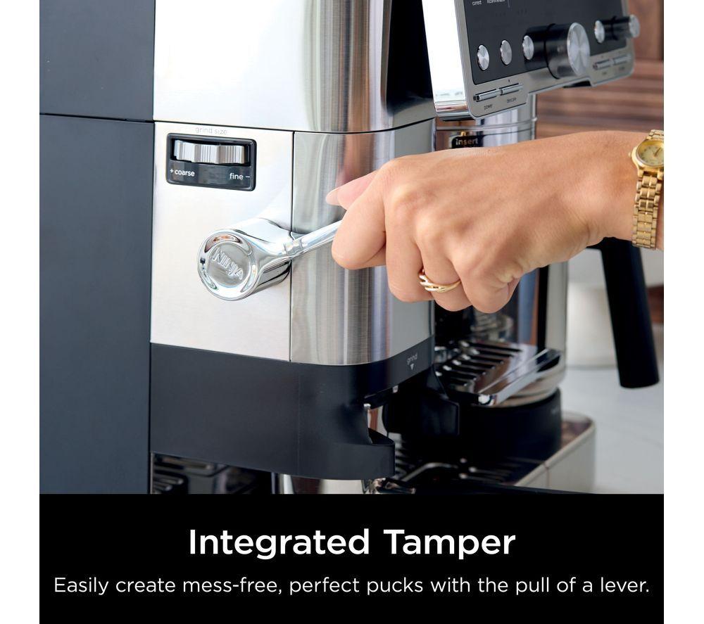 NINJA Luxe Cafe Pro Series ES701UK Bean to Cup Coffee Machine - Silver & Stainless Steel image number 4 of 9