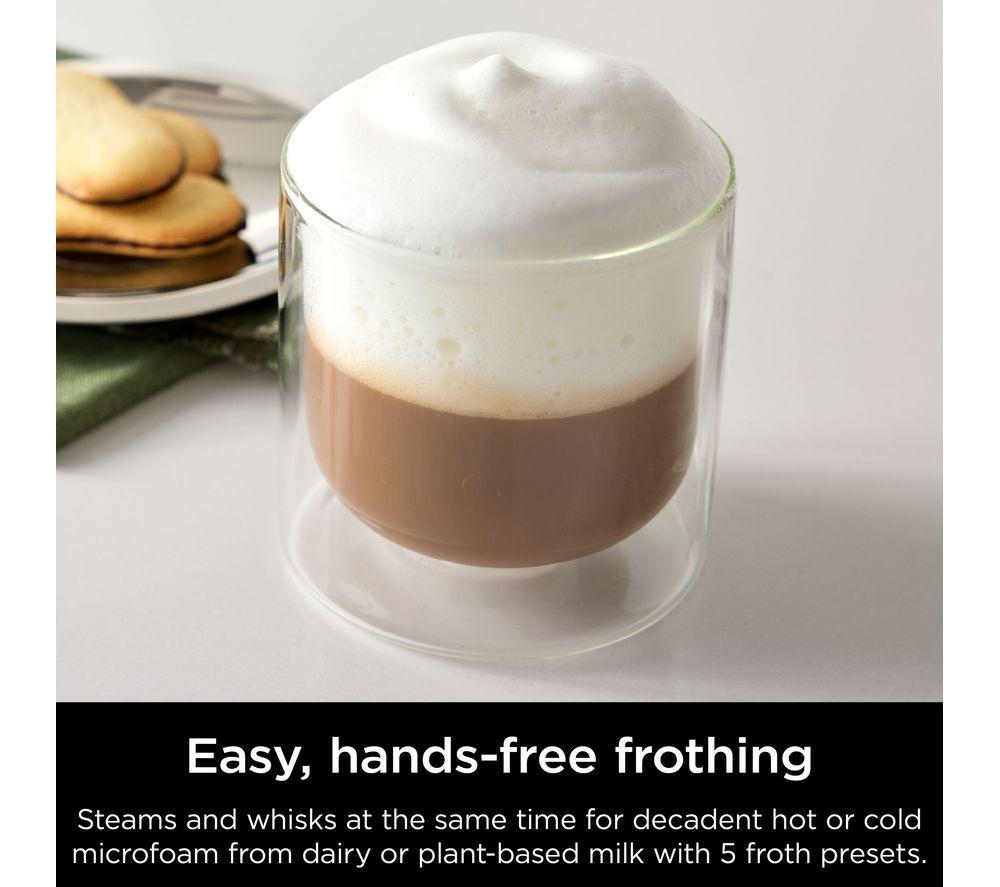 NINJA Luxe Cafe Pro Series ES701UK Bean to Cup Coffee Machine - Silver & Stainless Steel image number 5 of 9