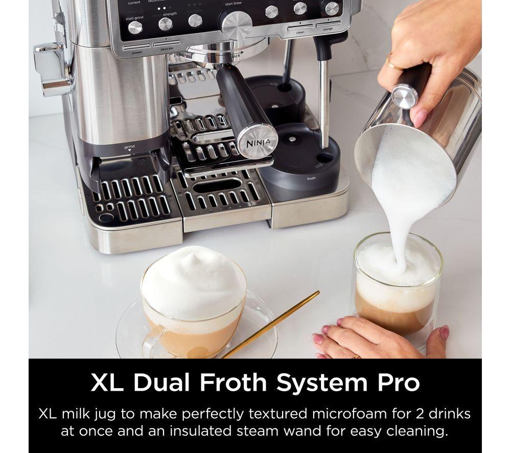 NINJA Luxe Cafe Pro Series ES701UK Bean to Cup Coffee Machine - Silver & Stainless Steel image number 6 of 9
