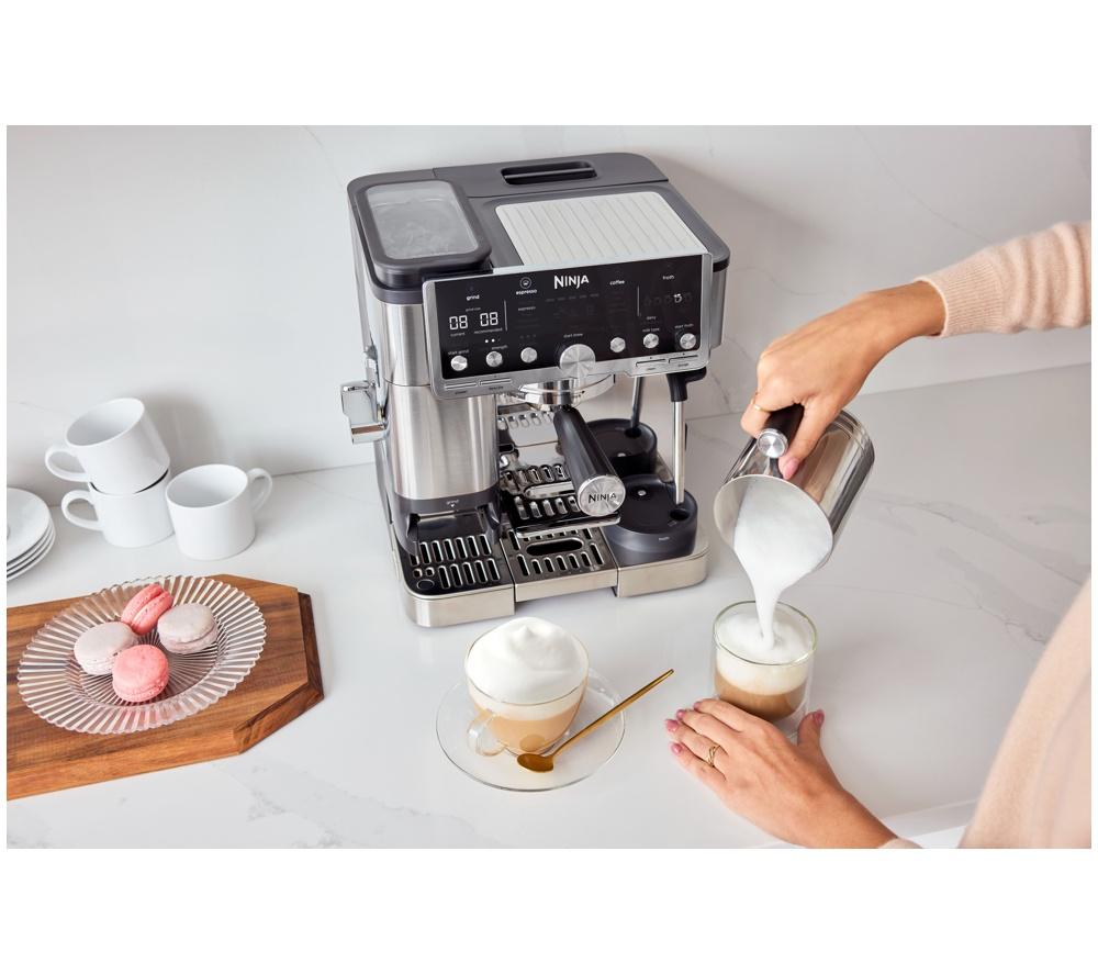 NINJA Luxe Cafe Pro Series ES701UK Bean to Cup Coffee Machine - Silver & Stainless Steel image number 10 of 14
