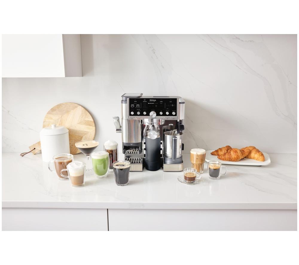 NINJA Luxe Cafe Pro Series ES701UK Bean to Cup Coffee Machine - Silver & Stainless Steel image number 12 of 14