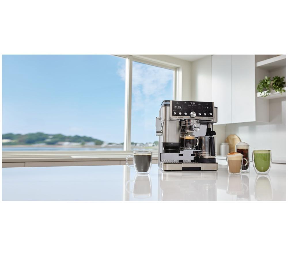 NINJA Luxe Cafe Pro Series ES701UK Bean to Cup Coffee Machine - Silver & Stainless Steel image number 14 of 14
