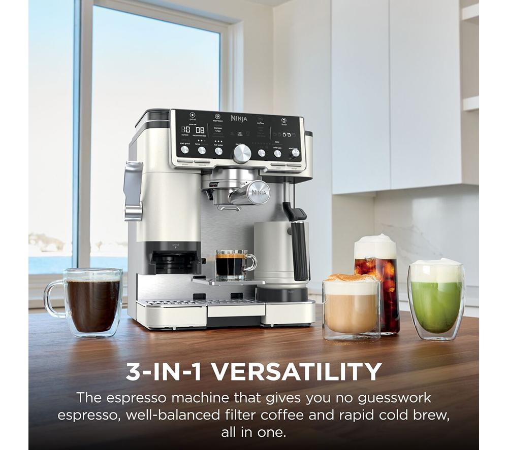 NINJA Luxe Caf&eacute; Pro Series ES701UKWH Bean to Cup Coffee Machine - White image number 2 of 9