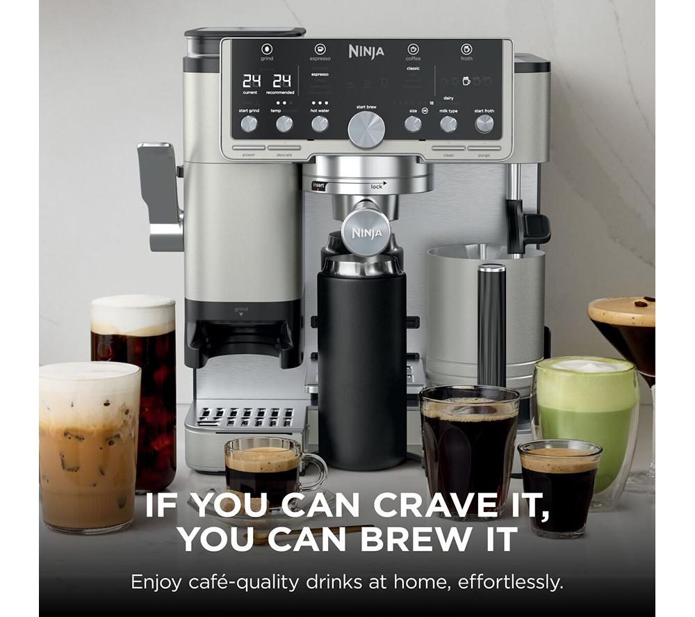 NINJA Luxe Caf&eacute; Pro Series ES701UKWH Bean to Cup Coffee Machine - White image number 4 of 9