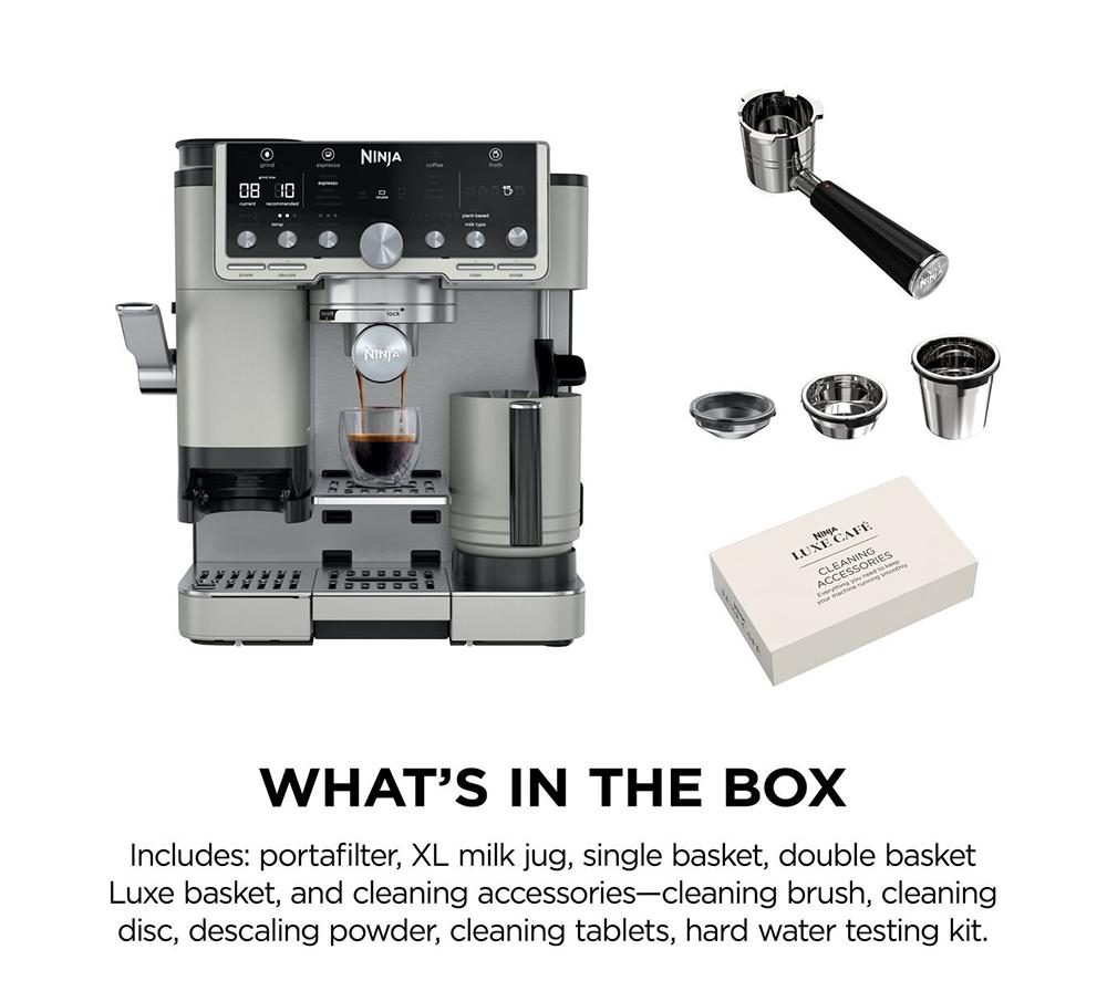 NINJA Luxe Caf&eacute; Pro Series ES701UKWH Bean to Cup Coffee Machine - White image number 5 of 9