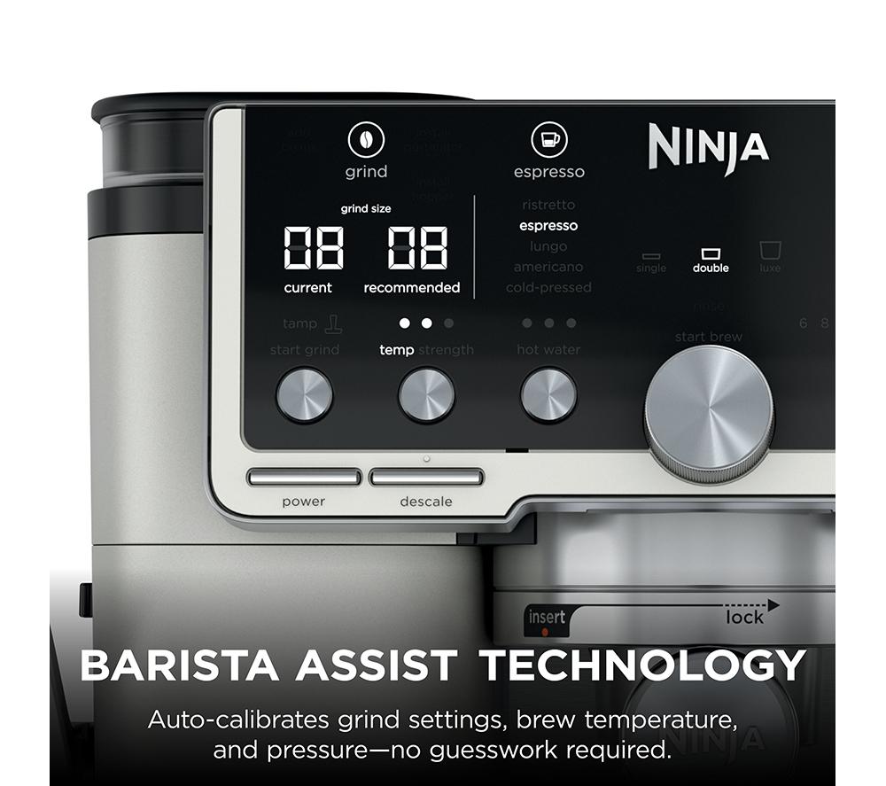 NINJA Luxe Caf&eacute; Pro Series ES701UKWH Bean to Cup Coffee Machine - White image number 8 of 9