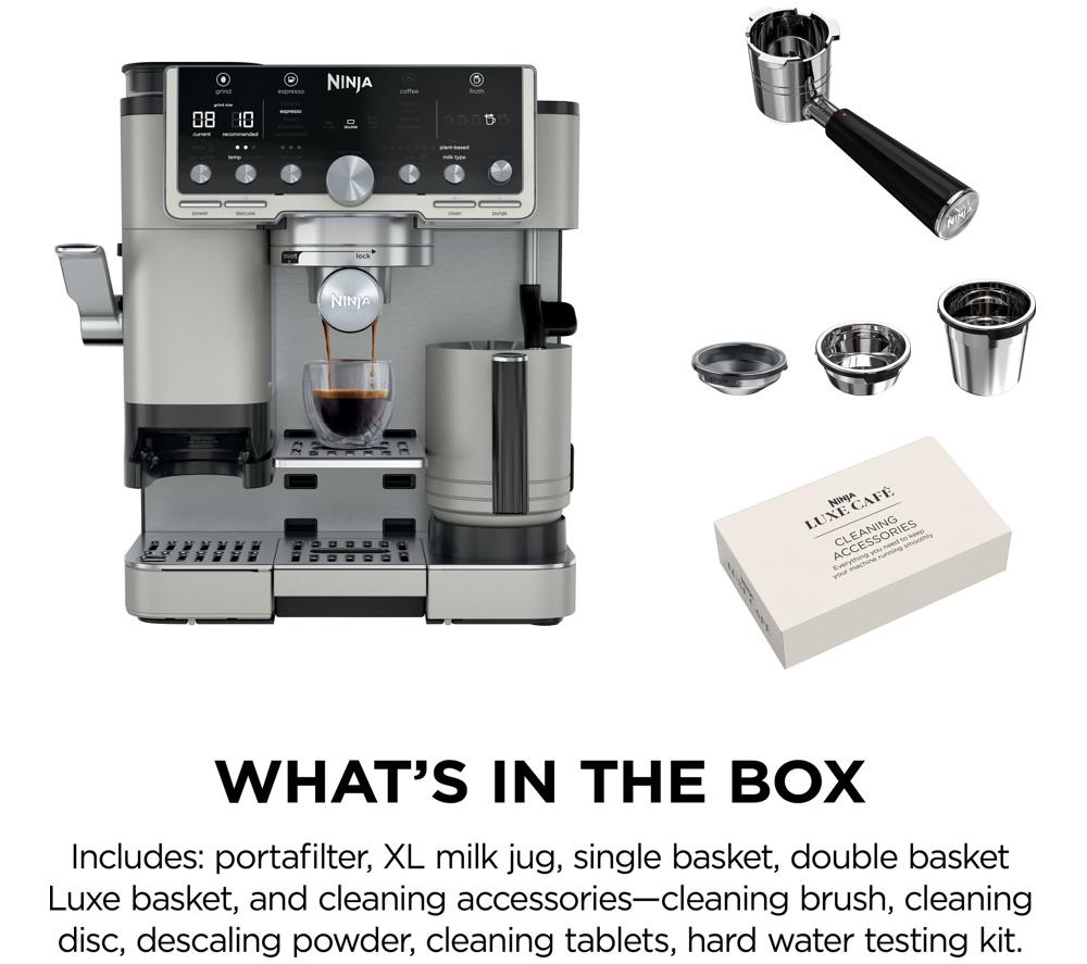 NINJA Luxe Caf&eacute; Pro Series ES701UKWH Bean to Cup Coffee Machine - White image number 9 of 9