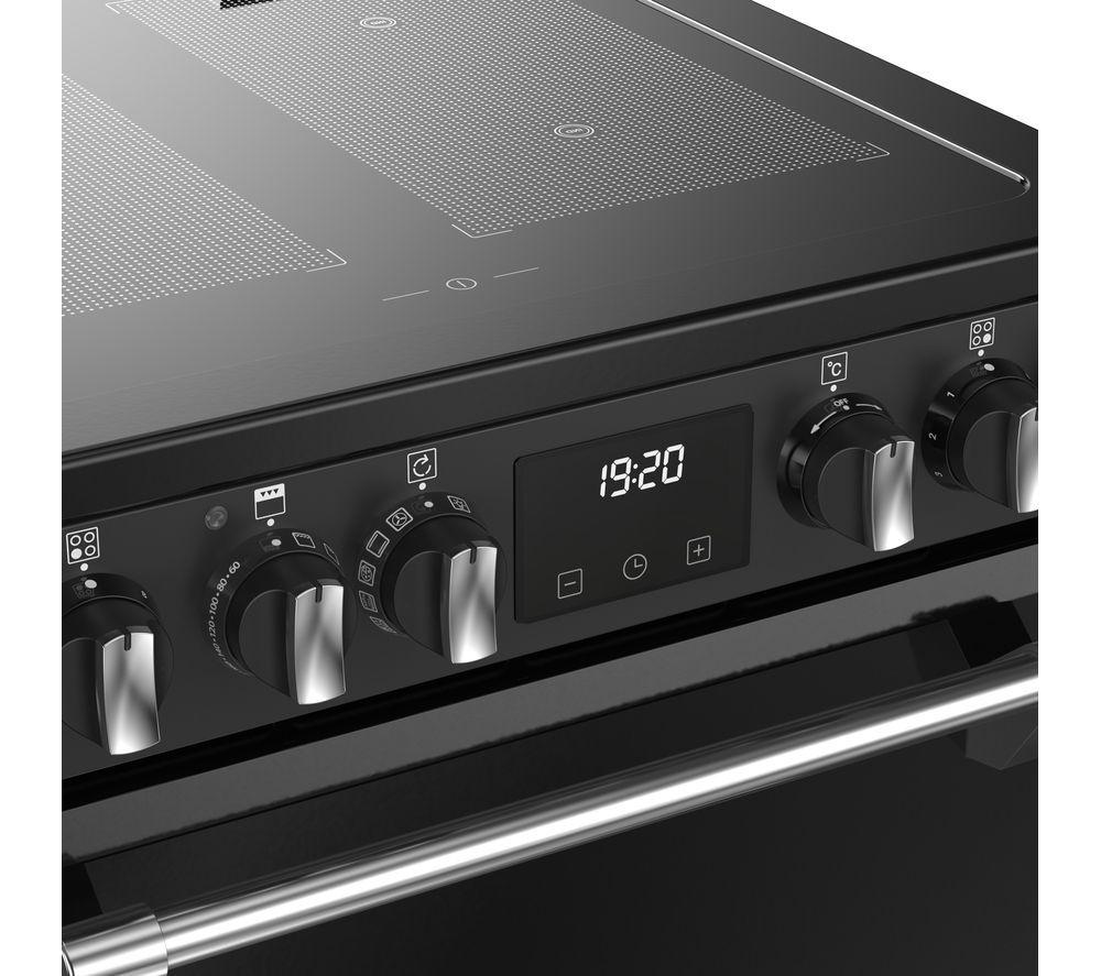 STOVES Richmond Deluxe 60Ei Electric Induction Cooker - Black & Chrome image number 7 of 19