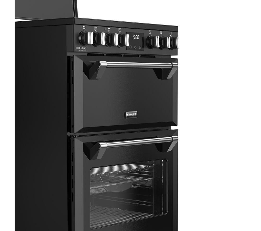 STOVES Richmond Deluxe 60Ei Electric Induction Cooker - Black & Chrome image number 9 of 19