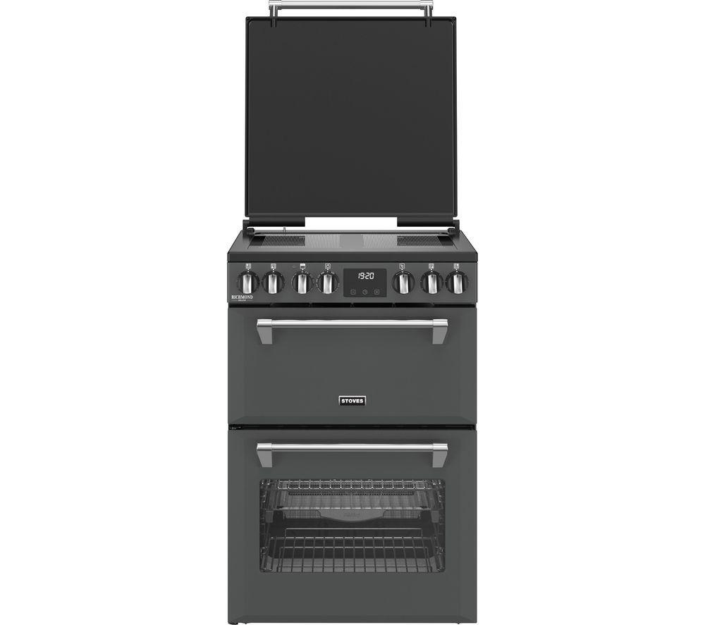 STOVES Richmond Deluxe 60Ei Electric Induction Cooker - Anthracite & Chrome image number 3 of 18