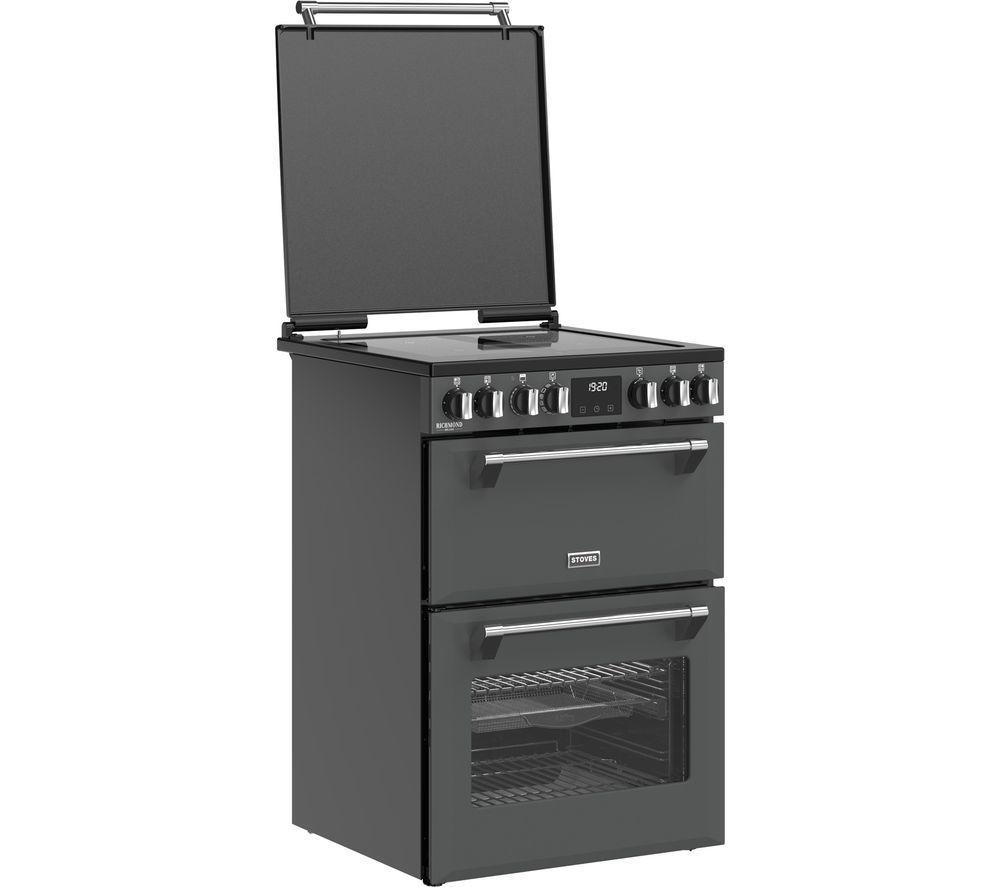 STOVES Richmond Deluxe 60Ei Electric Induction Cooker - Anthracite & Chrome image number 4 of 18