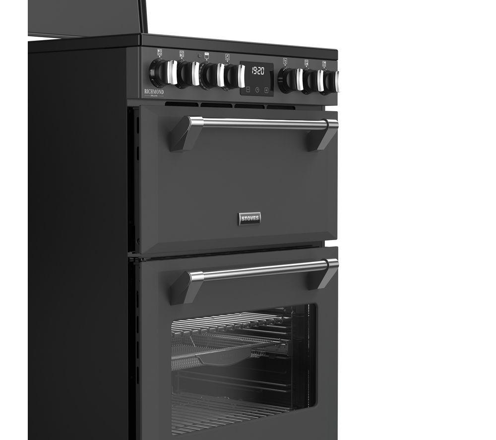STOVES Richmond Deluxe 60Ei Electric Induction Cooker - Anthracite & Chrome image number 5 of 18