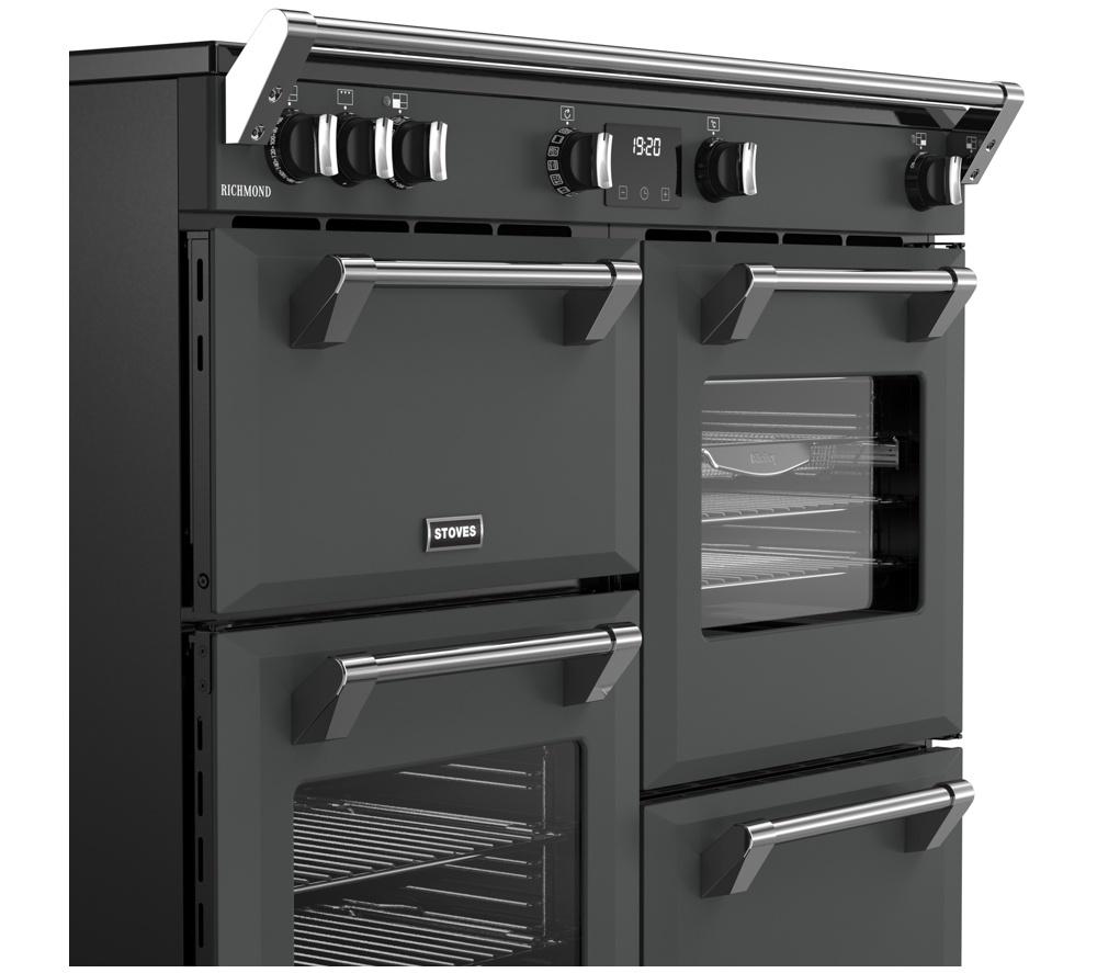 STOVES Richmond 100Ei Electric Induction Range Cooker - Anthracite & Chrome image number 6 of 20