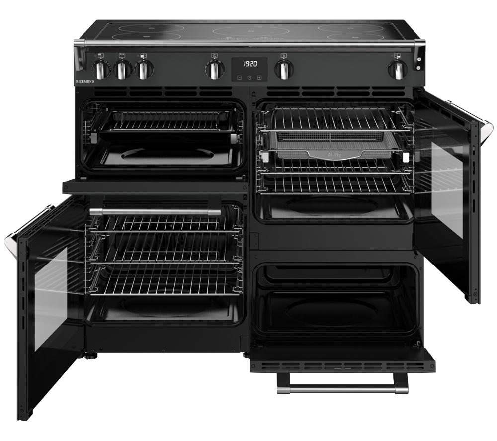 STOVES Richmond 100Ei Electric Induction Range Cooker - Anthracite & Chrome image number 8 of 20