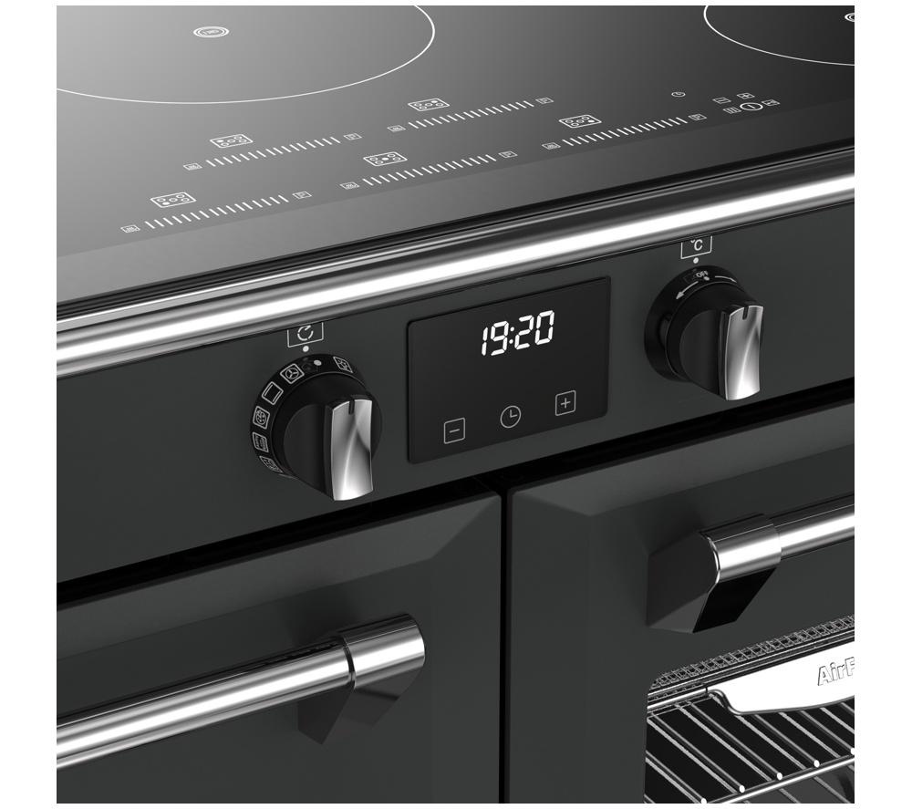 STOVES Richmond 100Ei Electric Induction Range Cooker - Anthracite & Chrome image number 9 of 20