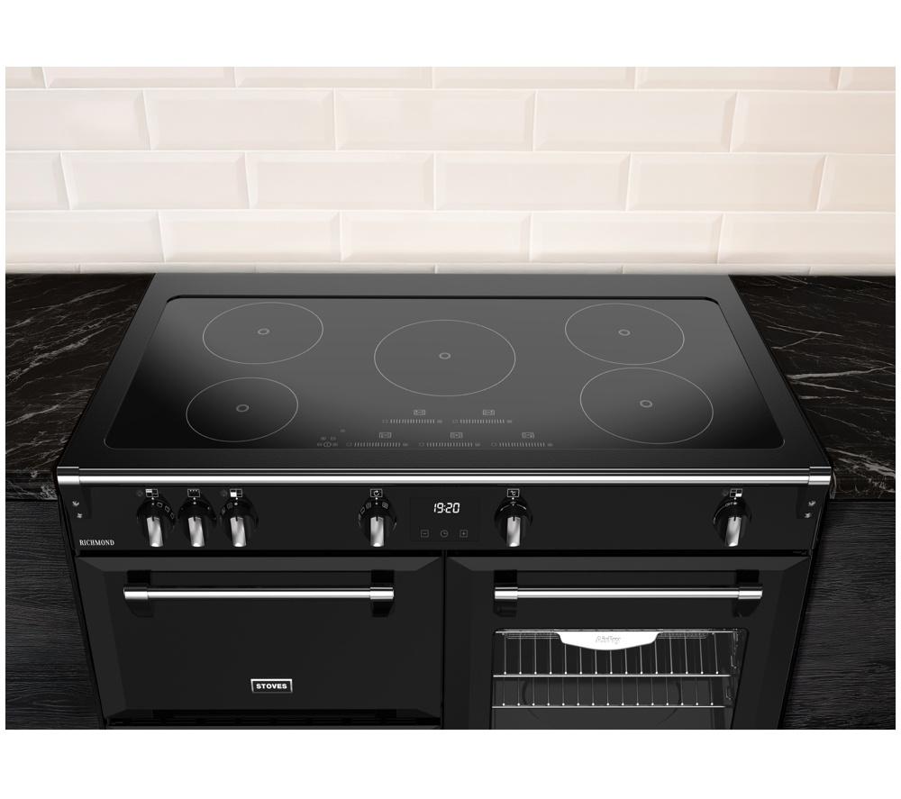STOVES Richmond 100Ei Electric Induction Range Cooker - Anthracite & Chrome image number 11 of 20