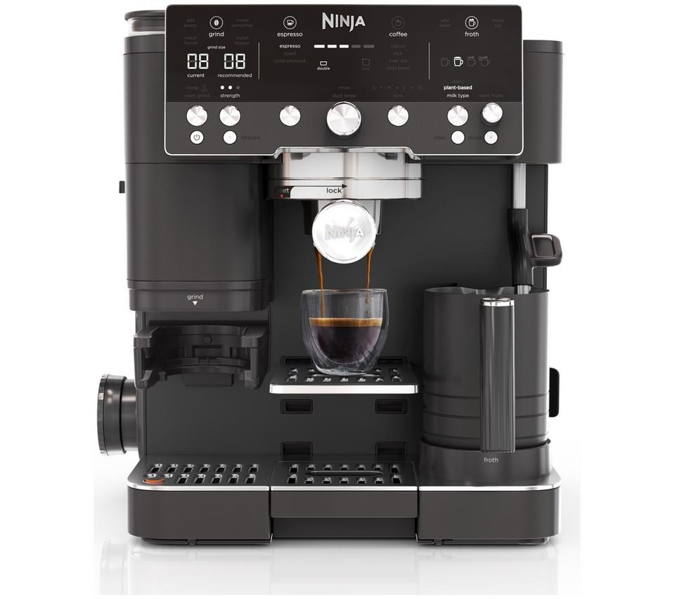NINJA Luxe Cafe Premier Series ES601UKBK Bean to Cup Coffee Machine - Black