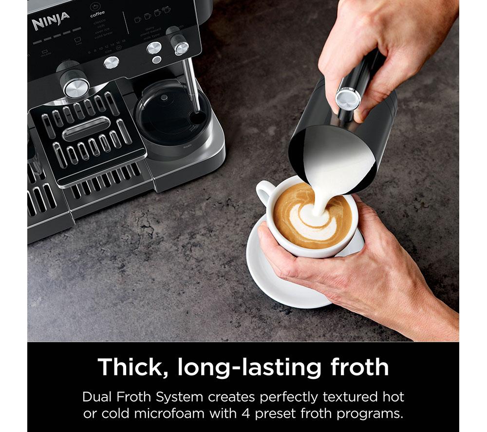 NINJA Luxe Cafe Premier Series ES601UKBK Bean to Cup Coffee Machine - Black image number 5 of 7