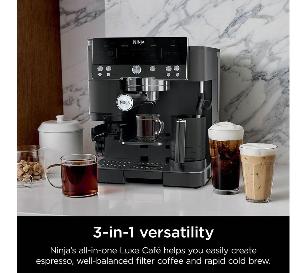 NINJA Luxe Cafe Premier Series ES601UKBK Bean to Cup Coffee Machine - Black image number 6 of 7