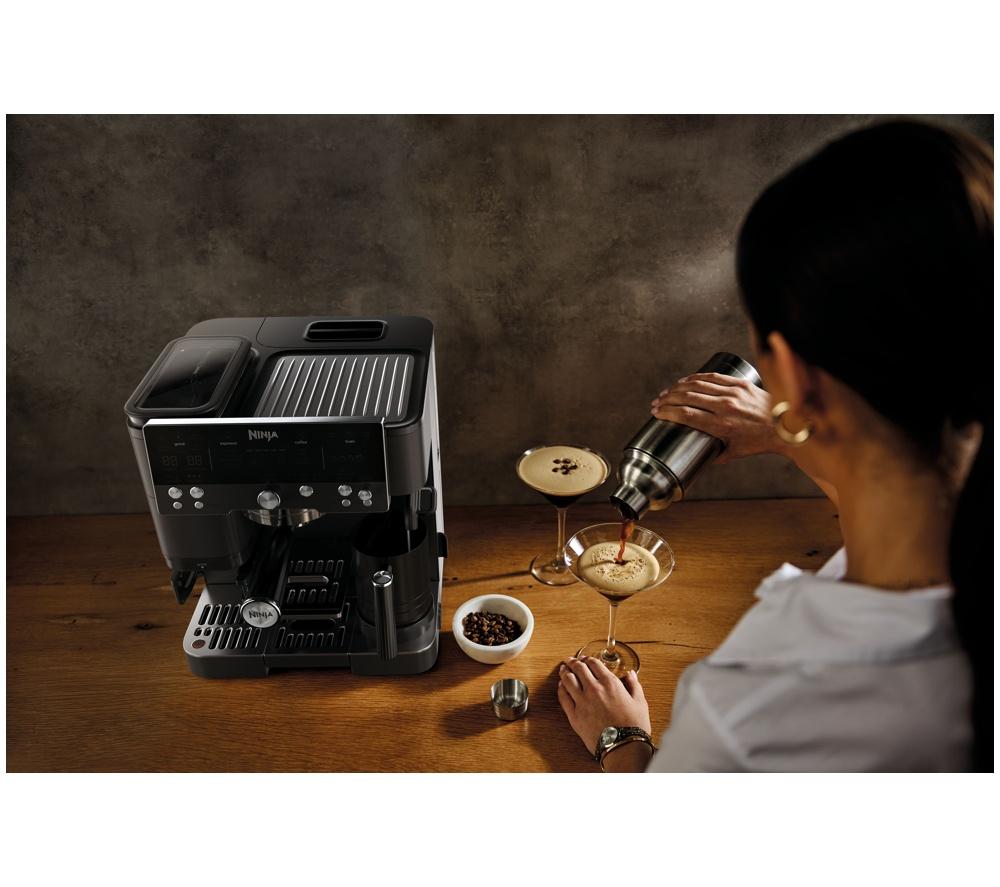 NINJA Luxe Cafe Premier Series ES601UKBK Bean to Cup Coffee Machine - Black image number 11 of 11